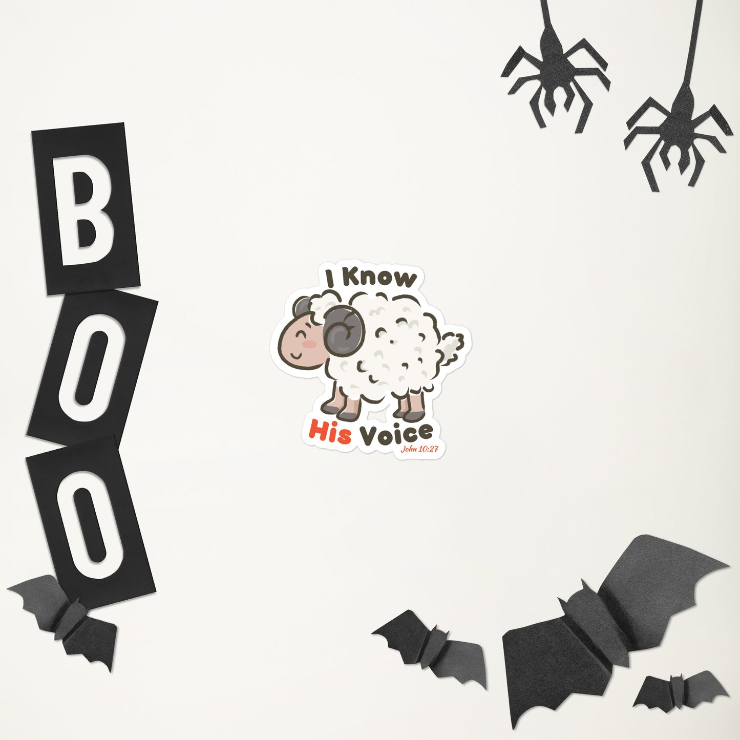 I Know His Voice Sticker