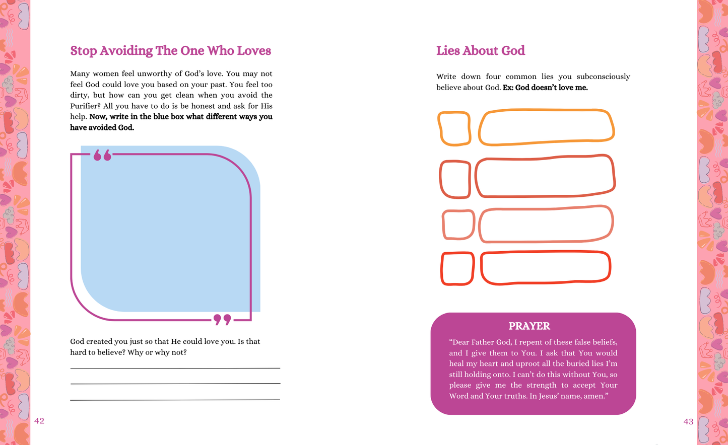 Agape Love Workbook for Women (Editable)