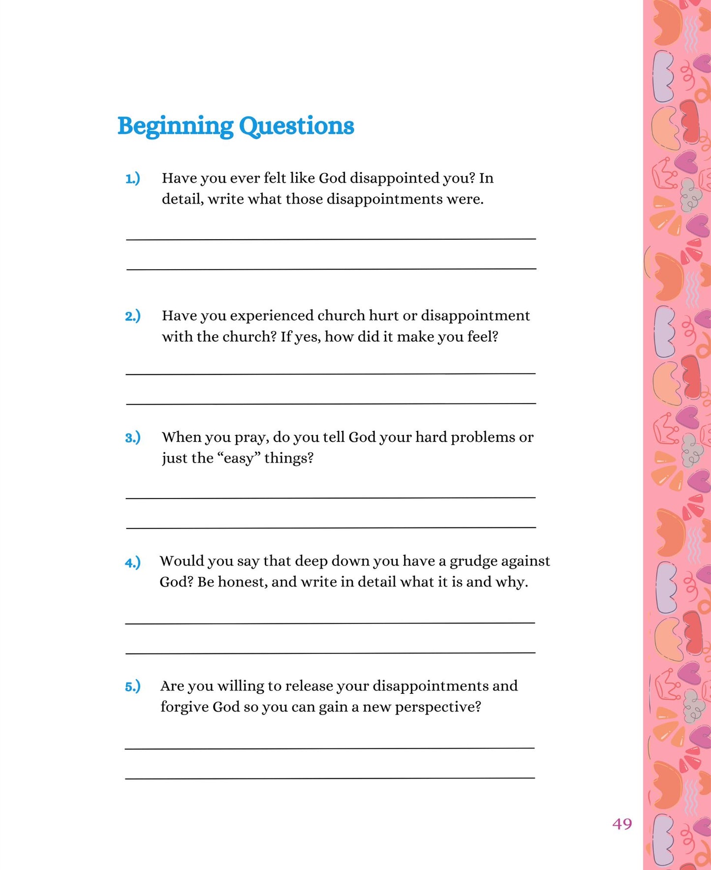 Agape Love Workbook for Women (Editable)