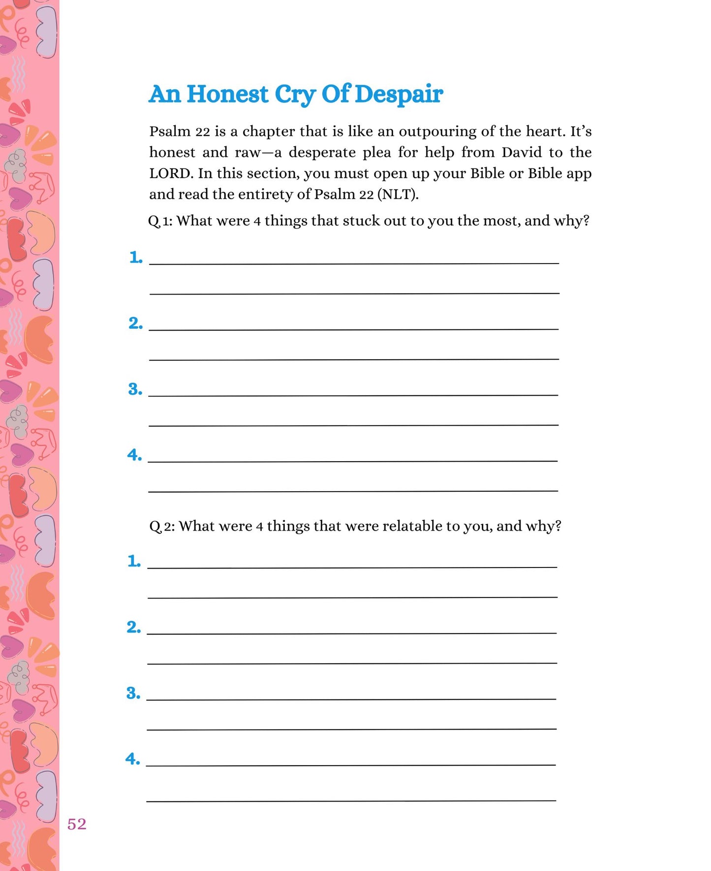 Agape Love Workbook for Women (Editable)